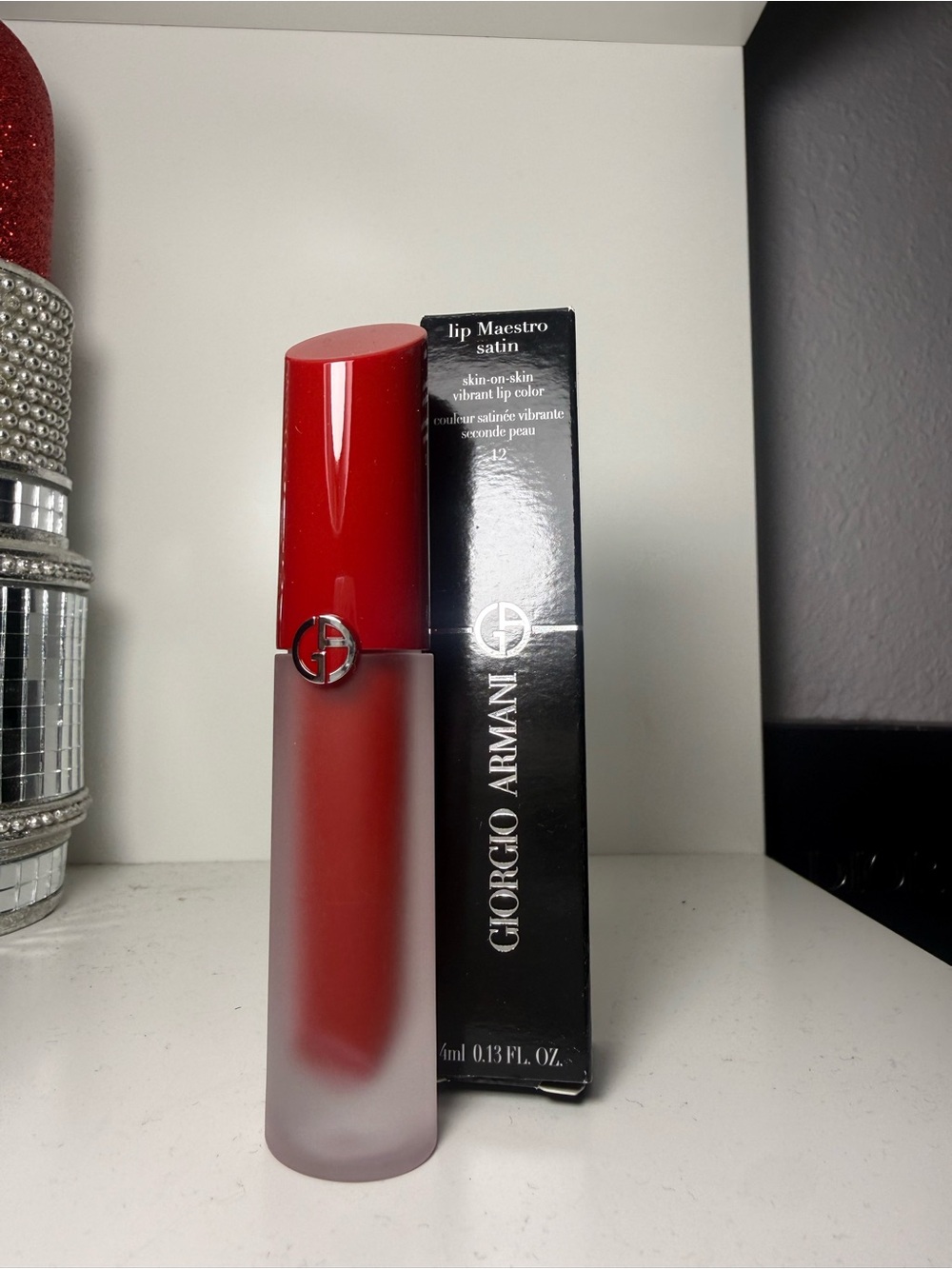 Lip product on display